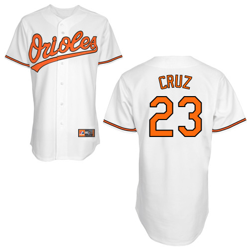Nelson Cruz #23 MLB Jersey-Baltimore Orioles Men's Authentic Home White Cool Base Baseball Jersey